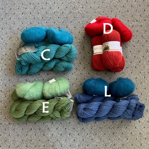 Countrywool Autumns Scarf Knitting Kit